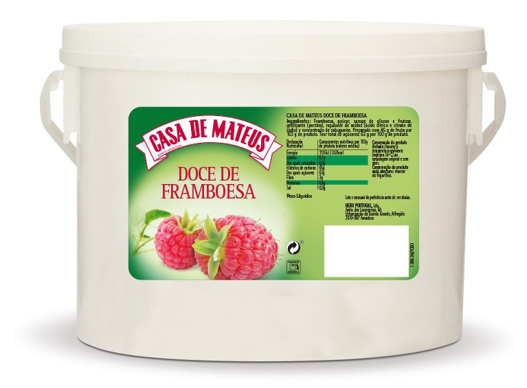 DOCE FRAMBOESA BLD 3.65 KG CASA MATEUS